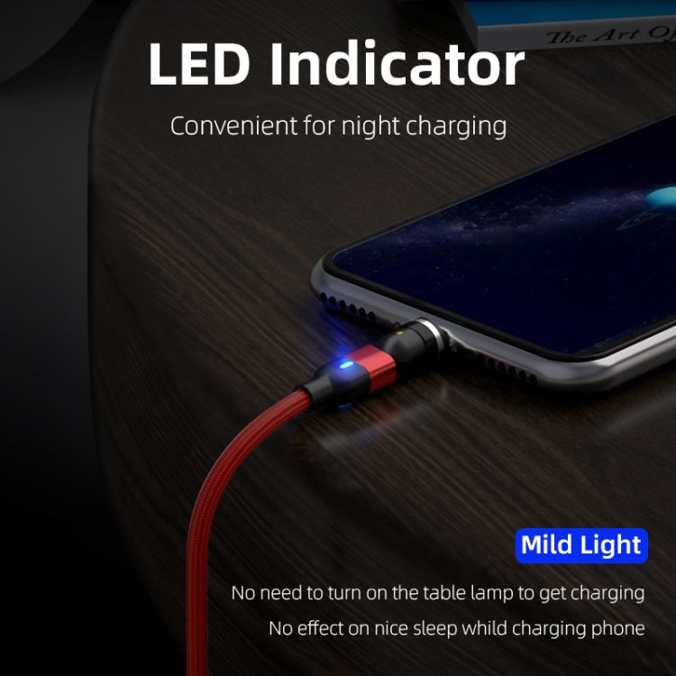 1m 3A Output USB to Micro USB 540 Degree Rotating Magnetic Data Sync Charging Cable, 1m Micro USB – Wear-resistant, Magnetic, Fast Charging