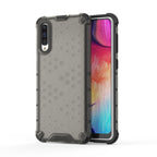 Shockproof Honeycomb PC + TPU Case for Galaxy A50, For Galaxy A50 For Galaxy A50 Black