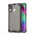 Shockproof Honeycomb PC + TPU Case for Galaxy A40, For Galaxy A40 For Galaxy A40 Black