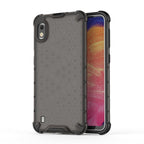 Shockproof Honeycomb PC + TPU Case for Galaxy A10, For Galaxy A10 For Galaxy A10 Black