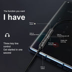 USAMS US-SJ482 EP-43 Wired In Ear USB-C / Type-C Interface Metal Digital HiFi Noise Reduction Earphones with Mic & Digital Chip, Length: 1.2m – Durable Build, Easy to Use