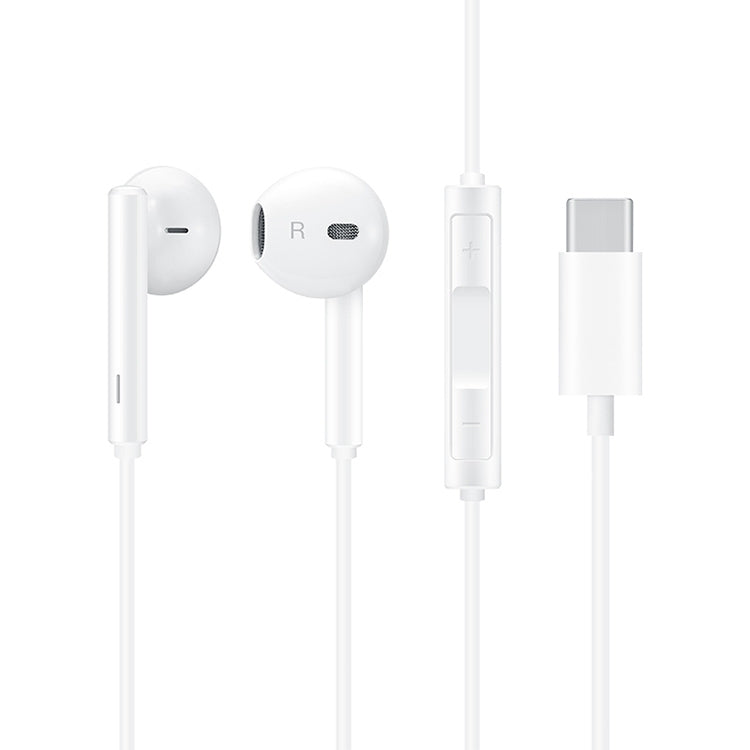 Original Honor AM33 USB-C / Type-C Classic Noise Reduction In-ear Wired Earphone, Support Wire Control & Call – Durable Build, Easy to Use