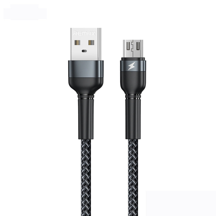 RC-124m 1m 2.4A USB to Micro USB Aluminum Alloy Braid Fast Charging Data Cable, Micro USB – Fast Charging, Aluminum Alloy