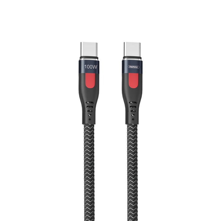 RC-187c Lesu Pro 1m PD100W Type-C to USB-C / Type-C Aluminum Alloy Braid Fast Charging Data Cable, Type-C to USB-C / Type-C – Fast Charging, Aluminum Alloy