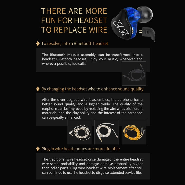 ED12 Cable – 3.5mm Jack Hanging Ear Sports Design In-Ear Style Wire Control...