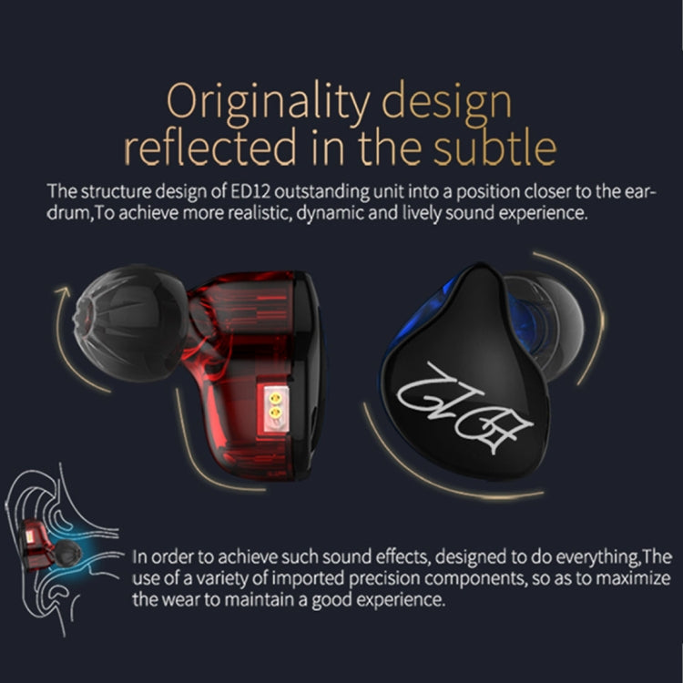 ED12 Cable – 3.5mm Jack Hanging Ear Sports Design In-Ear Style Wire Control...