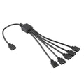3 Pin 5V 1 to 5 Motherboard AURA RGB PC Cooling Extension Cable for Asus, 1 to 5 – Durable Build, Easy to Use 1 to 5