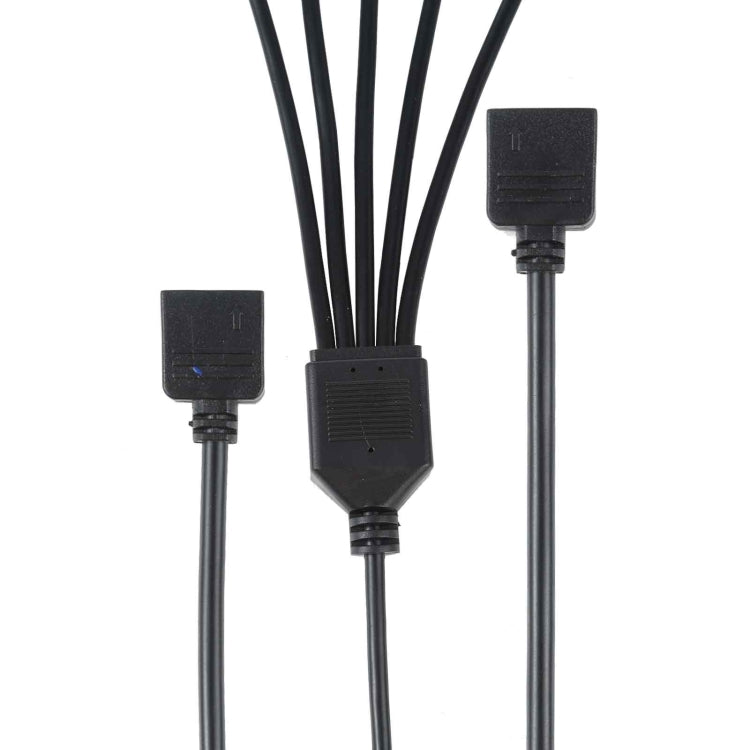 3 Pin 5V 1 to 5 Motherboard AURA RGB PC Cooling Extension Cable for Asus, 1 to 5 – Durable Build, Easy to Use