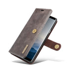 DG.MING Crazy Horse Texture Flip Detachable Magnetic Leather Case for Galaxy Note 9, with Holder & Card Slots & Wallet, Galaxy Note 9