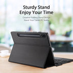 DUX DUCIS Detachable Bluetooth Keyboard Ultrathin Flip Leather Tablet Case for Samsung Galaxy Tab S8 (X700/X706) / S7 (T870/T875/T876B) – Flip, Leather, Bluetooth, For Samsung Galaxy Tab S8 / S7