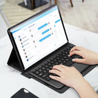 DUX DUCIS Detachable Bluetooth Keyboard Ultrathin Flip Leather Tablet Case for Samsung Galaxy Tab S8 (X700/X706) / S7 (T870/T875/T876B) – Flip, Leather, Bluetooth, For Samsung Galaxy Tab S8 / S7