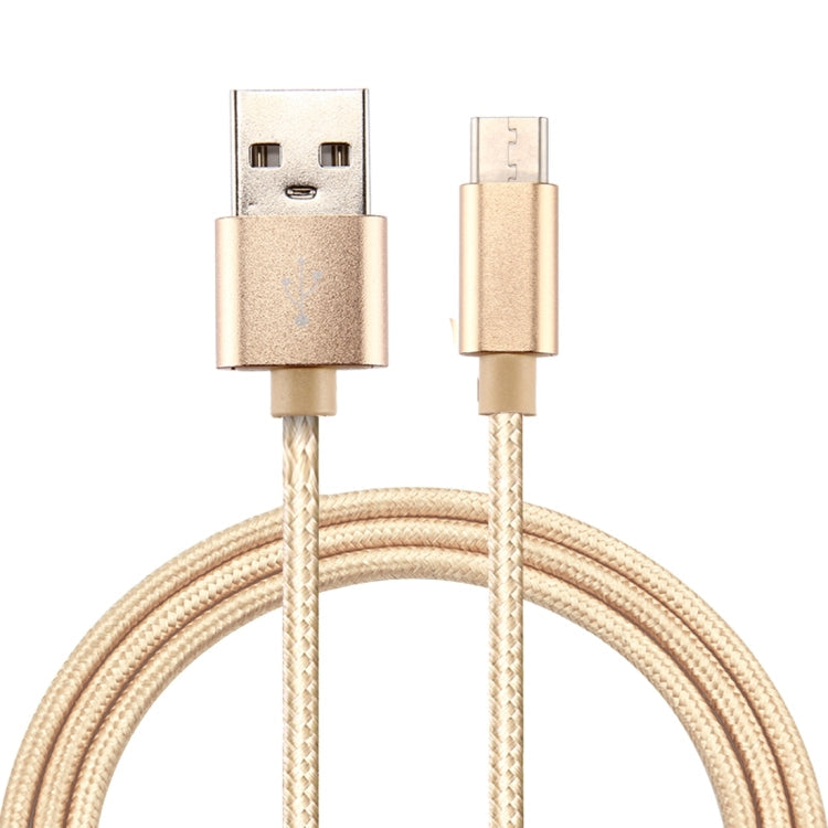 Knit Texture USB to USB-C / Type-C Data Sync Charging Cable, Cable Length: 2m, 3A Output – TPU