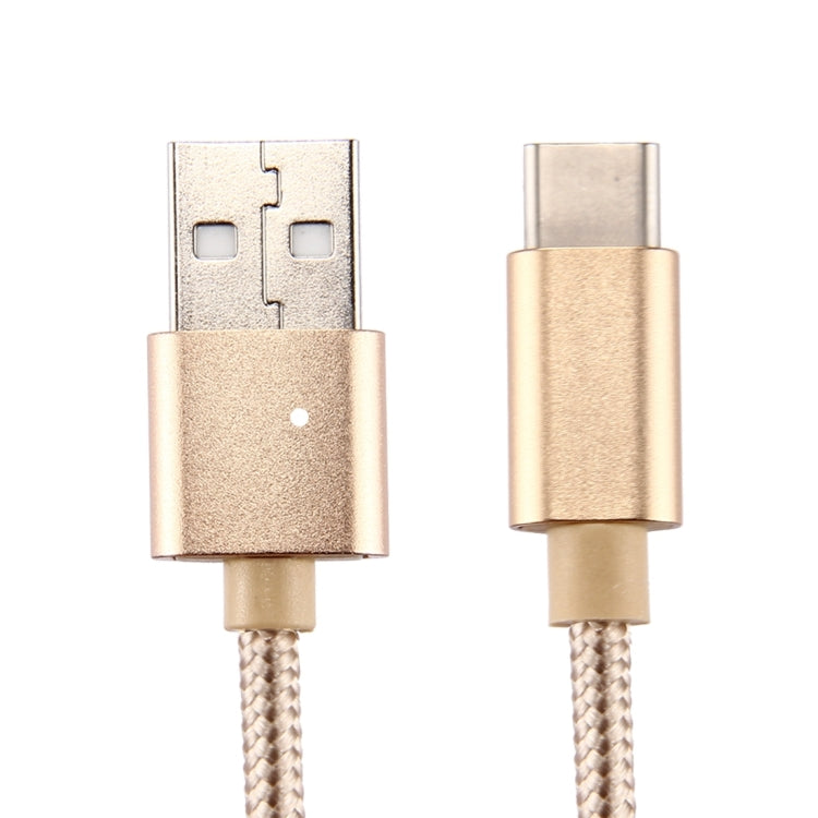 Knit Texture USB to USB-C / Type-C Data Sync Charging Cable, Cable Length: 2m, 3A Output – TPU