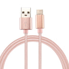 Knit Texture USB to USB-C / Type-C Data Sync Charging Cable, Cable Length: 2m, 3A Output – TPU