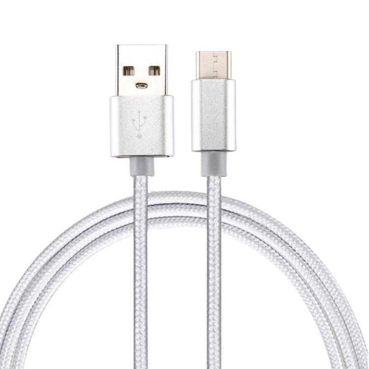Knit Texture USB to USB-C / Type-C Data Sync Charging Cable, Cable Length: 2m, 3A Output – TPU