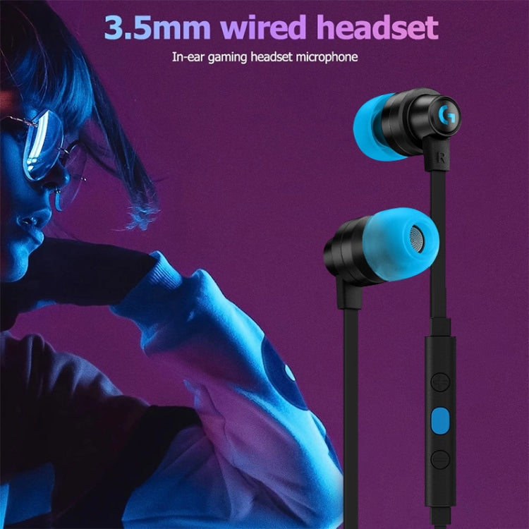 Logitech G333 In-ear Gaming Wired Earphone with Microphone, Standard...