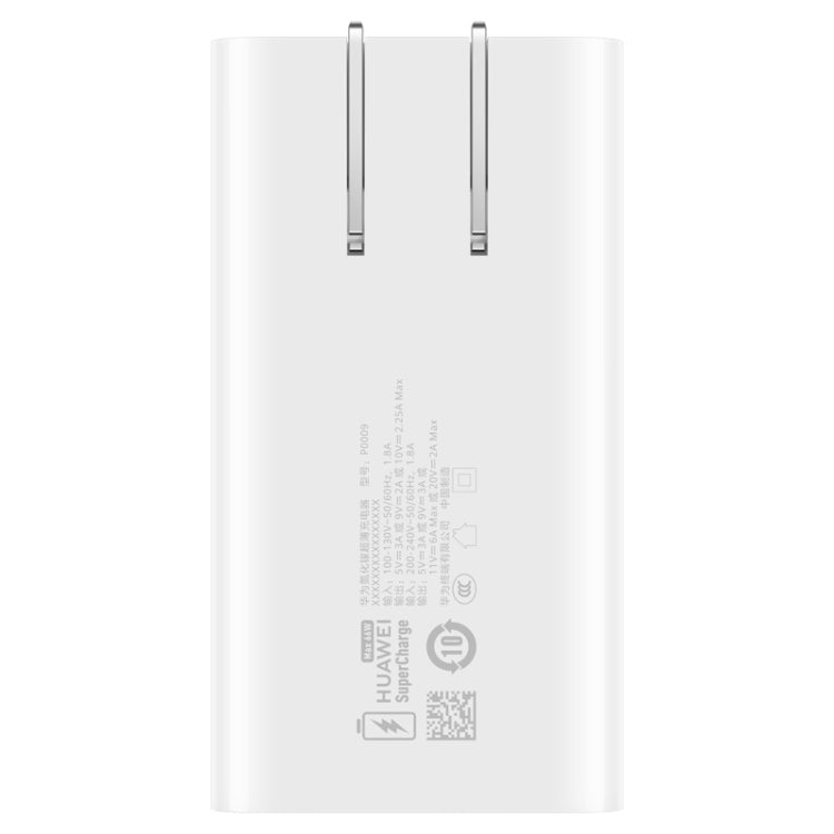 Original Huawei 66W GaN Ultra-thin Travel Charger Power Adapter with Type-C / USB-C Cable – TPU, Ultra-thin