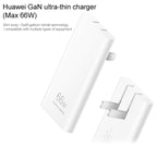 Original Huawei 66W GaN Ultra-thin Travel Charger Power Adapter with Type-C / USB-C Cable – TPU, Ultra-thin