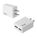 IVON AD38 5V 2.1A Dual USB Port Travel Charger, US Plug, AD38 – Durable Build, Easy to Use
