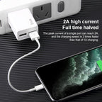 IVON AD38 5V 2.1A Dual USB Port Travel Charger, US Plug, AD38 – Durable Build, Easy to Use