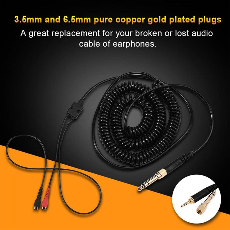 ZS0095 For Sennheiser HD25 / HD560 / HD540 / HD430 / HD250 Earphone Spring Cable, Cable Length: 1.5m-5m, ZS0095 – Durable Build, Easy to Use