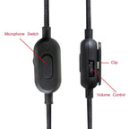 ZS0159 For Logitech G433 / G233 / G Pro / G Pro X 3.5mm Male to Male Gaming Headset Audio Cable with Wire-controlled, Cable Length: 2m – TPU