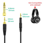 ZS0088 For Audio-Technica ATH-M50X / ATH-M40X Spring Headset Audio Cable, Cable Length: 1.4m-3m, ZS0088 – Durable Build, Easy to Use