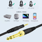 ZS0088 For Audio-Technica ATH-M50X / ATH-M40X Spring Headset Audio Cable, Cable Length: 1.4m-3m, ZS0088 – Durable Build, Easy to Use