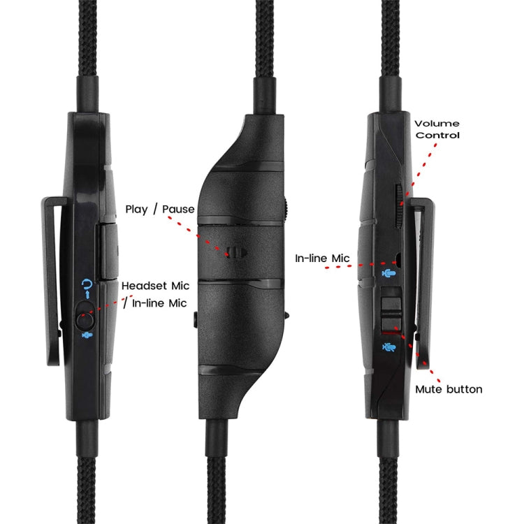 ZS0195 For Logitech G633 / G635 / G933 / G935 3.5mm Gaming Headset Audio Cable, Cable Length: 1.5m – Durable Build, Easy to Use, For Logitech G633 1.5m