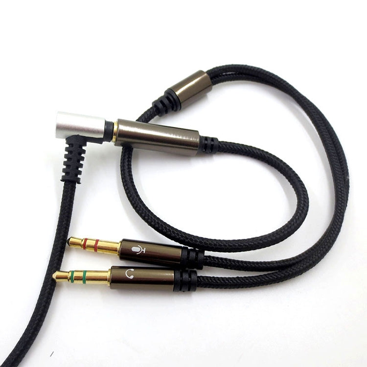 ZS0135 For SteelSeries Arctis 3 / 5 / 7 3.5mm Female to Dual 3.5mm Male Earphone Adapter Cable, Cable Length: 30cm, Adapter Cable – Durable Build, Easy to Use
