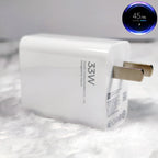 Original Xiaomi 33W USB Charger Set II, US Plug – Fast Charging, TPU
