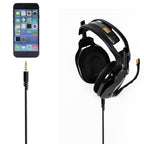 ZS0175 For Logitech Astro A10 / A40 / A30 3.5mm Male to Male Volume Adjustable Earphone Audio Cable, Cable Length: 2m – Durable Build, Easy to Use, For Logitech Astro A10 2m