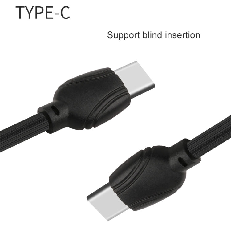 awei CL-62 2 in 1 2.5A USB-C / Type-C Charging + Transmission Aluminum Alloy Double-sided Insertion Data Cable, Length: 1m – Aluminum Alloy, TPU