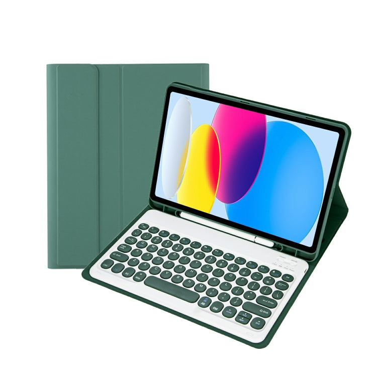 Tablet Case – Leather (iPad 11 2025) #4 YA10B Dark Green