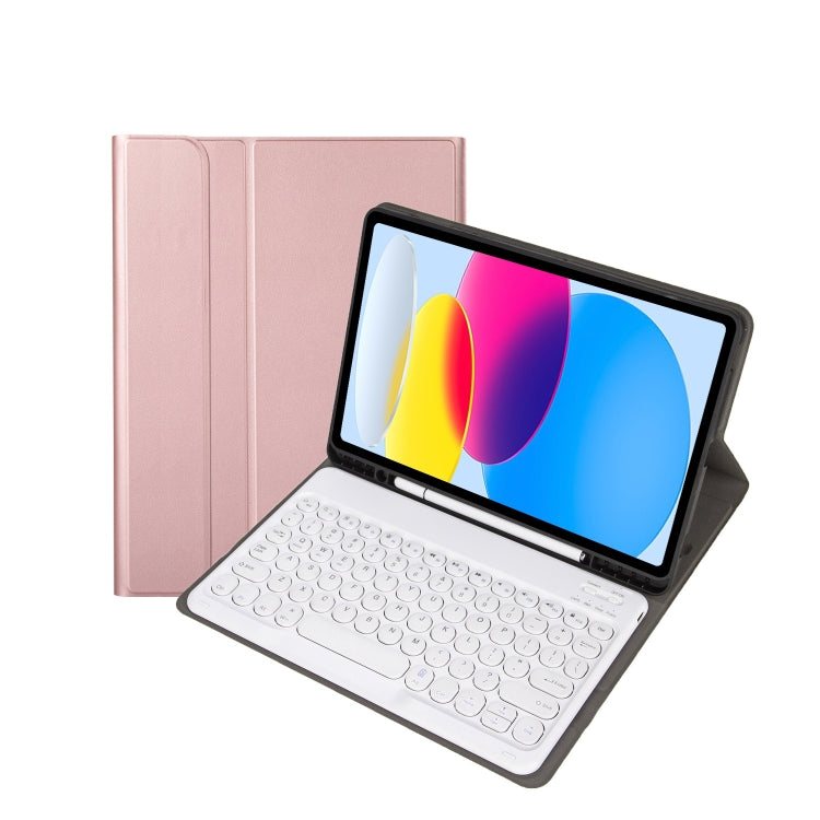 Tablet Case – Leather (iPad 11 2025) #4 YA10B Rose Gold