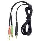 ZS0076 PC Version Gaming Headphone Cable for Sennheiser PC 373D GSP350 GSP500 GSP600 G4ME ONE GAME ZERO, PC Version – Durable Build, Easy to Use