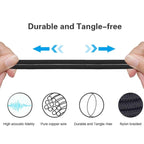 ZS0076 Mobile Version Gaming Headphone Cable for Sennheiser PC 373D GSP350 GSP500 GSP600 G4ME ONE GAME ZERO, Mobile Version – Durable Build, Easy to Use