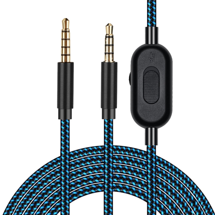 ZS0162 Wired Control Version Gaming Headset Audio Cable for Logitech Astro A10 A40 A30, Wired Control Version – Durable Build, Easy to Use