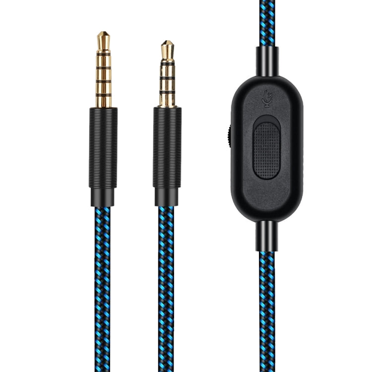 ZS0162 Wired Control Version Gaming Headset Audio Cable for Logitech Astro A10 A40 A30, Wired Control Version – Durable Build, Easy to Use