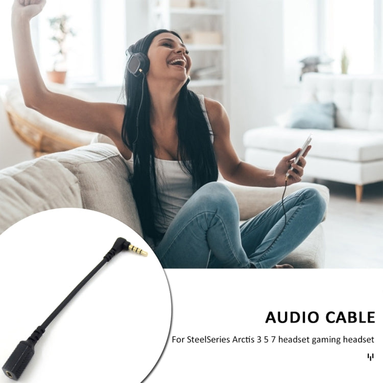 ZS0167 3.5mm Adapter Cable for Steelseries Arctis 3 5 7 Headphones, Adapter Cable – Durable Build, Easy to Use