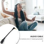 ZS0167 3.5mm Adapter Cable for Steelseries Arctis 3 5 7 Headphones, Adapter Cable – Durable Build, Easy to Use
