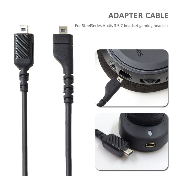 ZS0167 Sound Card Connecting Cable for Steelseries Arctis 3 5 7 Headphones, Sound Card Cable – Durable Build, Easy to Use