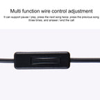 ZS0030 Call Version 3.5mm to A2DC Headphone Audio Cable for Audio-technica ATH-LS50/70/200/300/400/50 CKR90, Call Version – Durable Build, Easy to Use