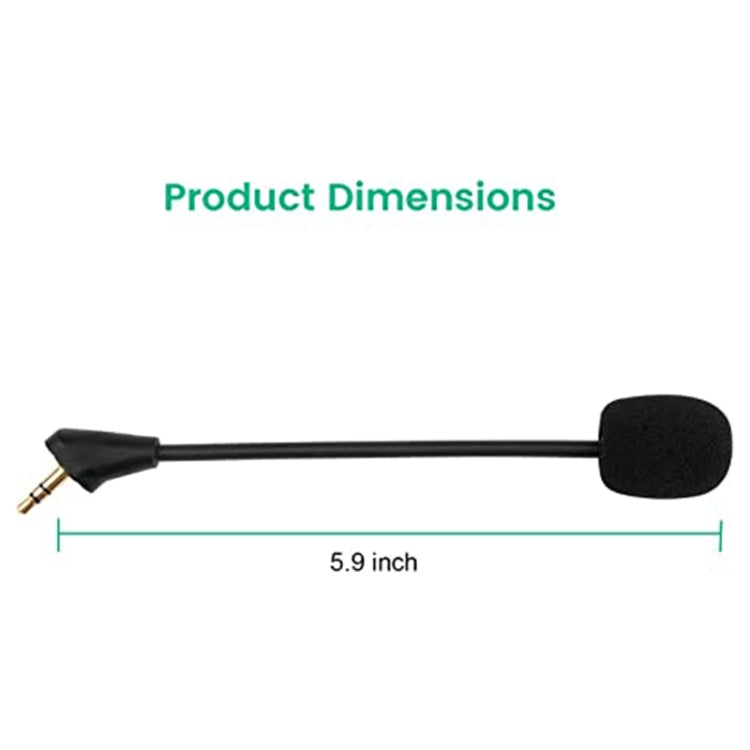 ZS0201 Computer Headset Replacement Microphone for HyperX Cloud Alpha S – Durable Build, Easy to Use