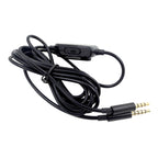 ZS0086 Volume Control Version Gaming Headphone Audio Cable for Logitech Astro A10 A40 A30, Volume Control Version – Durable Build, Easy to Use