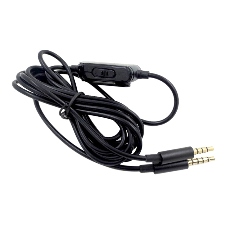 ZS0086 Volume Control Version Gaming Headphone Audio Cable for Logitech Astro A10 A40 A30, Volume Control Version – Durable Build, Easy to Use