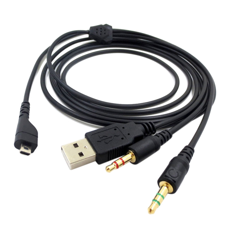 ZS0224 3-Prong Headphone Audio Cable for SteelSeries Arctis 3 / 5 / 7 / Pro, ZS0224 – Durable Build, Easy to Use ZS0224