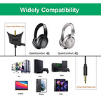 ZS0242 Gaming Headphone Cable for BOSE QC45 – Durable Build, Easy to Use