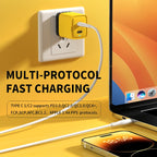WP-U128 Charger – 40W Dual USB-C/Type-C Interface Gallium Nitride Charger,Specifications:...