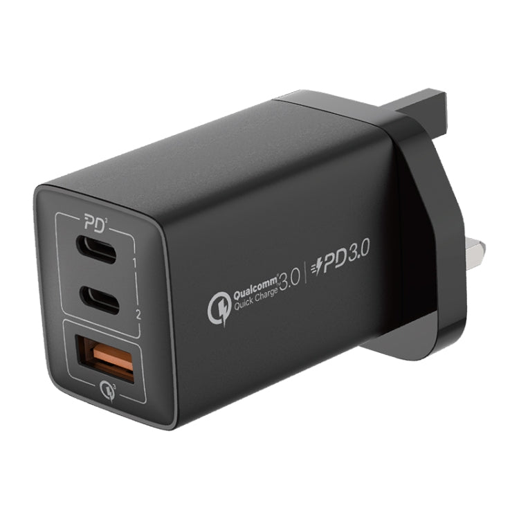 MOMAX UM30 PD 67W Fast Charger Power Adapter, UK Plug, UK Plug – Fast Charging, TPU